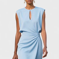 Grace | Cocktail Midi Dress Keyhole