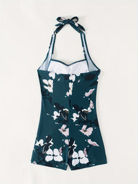 Phoebe | One-Piece Swimsuit Halter Floral