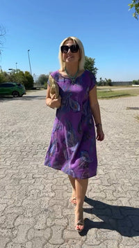 Scarlett | Sundress Printed Pocket Detail