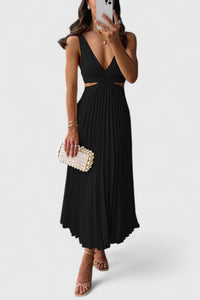 Eleanor | Wedding Guest Dress Pleated Sleeveless