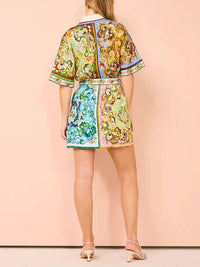 May | Boho Mini Sundress Belted