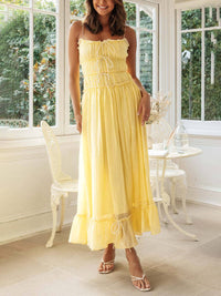 Delilah | Wedding Guest Midi Dress Tie-front