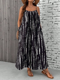 Yvonne | Boho Maxi Sundress Tropical Spaghetti Strap