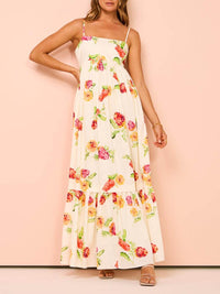 Miranda | Floral Maxi Dress Floral Backless