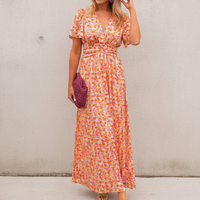 Louisa | Floral Maxi Dress Tiered