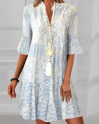 Catherine | Printed Mini Dress