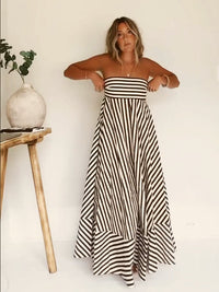 Nina | Strapless Maxi Dress A-Line
