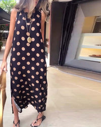 Heather | Polka Dot Dress Long Sleeve