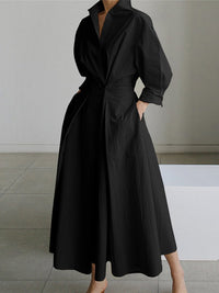 Colette | Shirt Dress Button-Front Belted