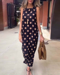 Heather | Polka Dot Dress Long Sleeve