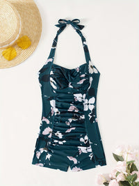 Phoebe | One-Piece Swimsuit Halter Floral