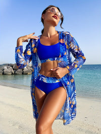 Chloe | Bikini Tropical Long Sleeve