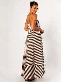 Nina | Strapless Maxi Dress A-Line