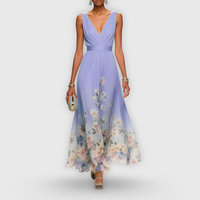 Kayla | Wedding Guest Maxi Dress V-Neck