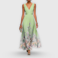 Kayla | Wedding Guest Maxi Dress V-Neck