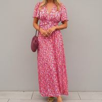 Louisa | Floral Maxi Dress Tiered