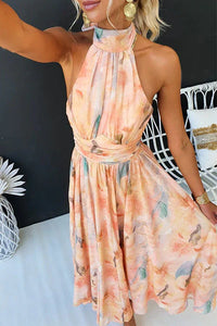 Alyssa | Halter Maxi Dress Floral