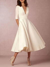 Sienna | Wedding Guest Midi Dress Flared