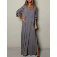Juniper | Maxi Sundress V-Neck Long Sleeve