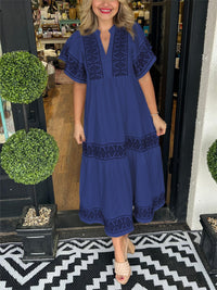 Scarlett | Boho Midi Sundress Tiered