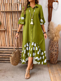 Wanda | Midi Dress Button-Front