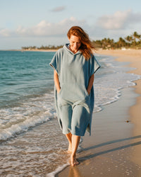 Reagan | Hooded Beach Kaftan Dress
