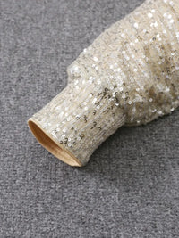 Pearl | Cocktail Mini Dress Sequin Long Sleeve