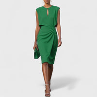 Grace | Cocktail Midi Dress Keyhole