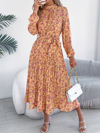 Lavinia | Wedding Guest Midi Dress Long Sleeve