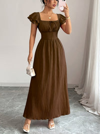 Polly | Wedding Guest Maxi Dress Square Neck