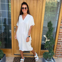 Wendy | Midi Sundress V-Neck