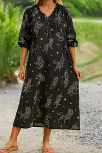 Stephanie | Boho Dress V-Neck