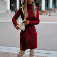 Rosa | Cable Knit Sweater Dress