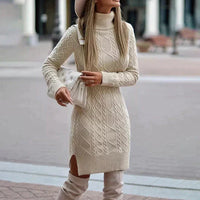 Rosa | Cable Knit Sweater Dress