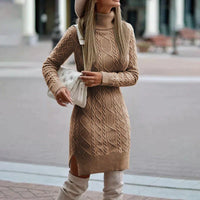 Rosa | Cable Knit Sweater Dress