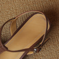 Therese | Comfortable Block Heels Orthopedic Buckle