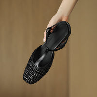 Therese | Comfortable Block Heels Orthopedic Buckle