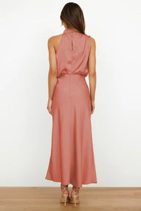 Ivy | Halter Maxi Dress Sheath Sleeveless