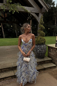 Penelope | Floral Maxi Dress Ruffle