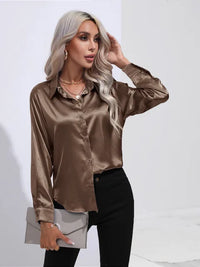 Zoey | Blouse Collared Button-Front