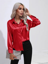 Zoey | Blouse Collared Button-Front