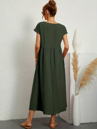 Marigold | Midi Sundress Short Sleeves