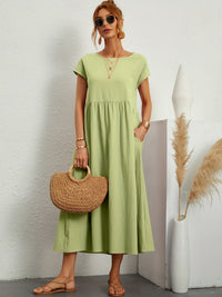 Marigold | Midi Sundress Short Sleeves