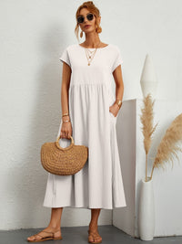 Marigold | Midi Sundress Short Sleeves