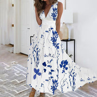 Talia | Wedding Guest Midi Dress V-Neck Sleeveless