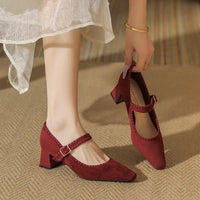 Elena | Comfortable Block Heels Orthopedic Strap