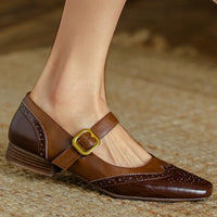 Vera | Comfortable Flats Orthopedic Buckle
