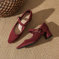Elena | Comfortable Block Heels Orthopedic Strap