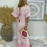 Genesis | Boho Maxi Sundress Tassel V-Neck