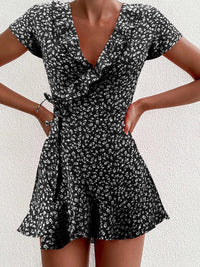 Madeline | Wrap Mini Dress V-Neck